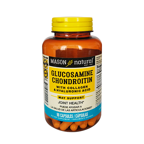 GLUCOSAMINE CHONDROITIN WITH COLLAGEN & HYALURONIC ACID (Glucosamina,  condroitina con colágeno y ácido Hialurónico))
